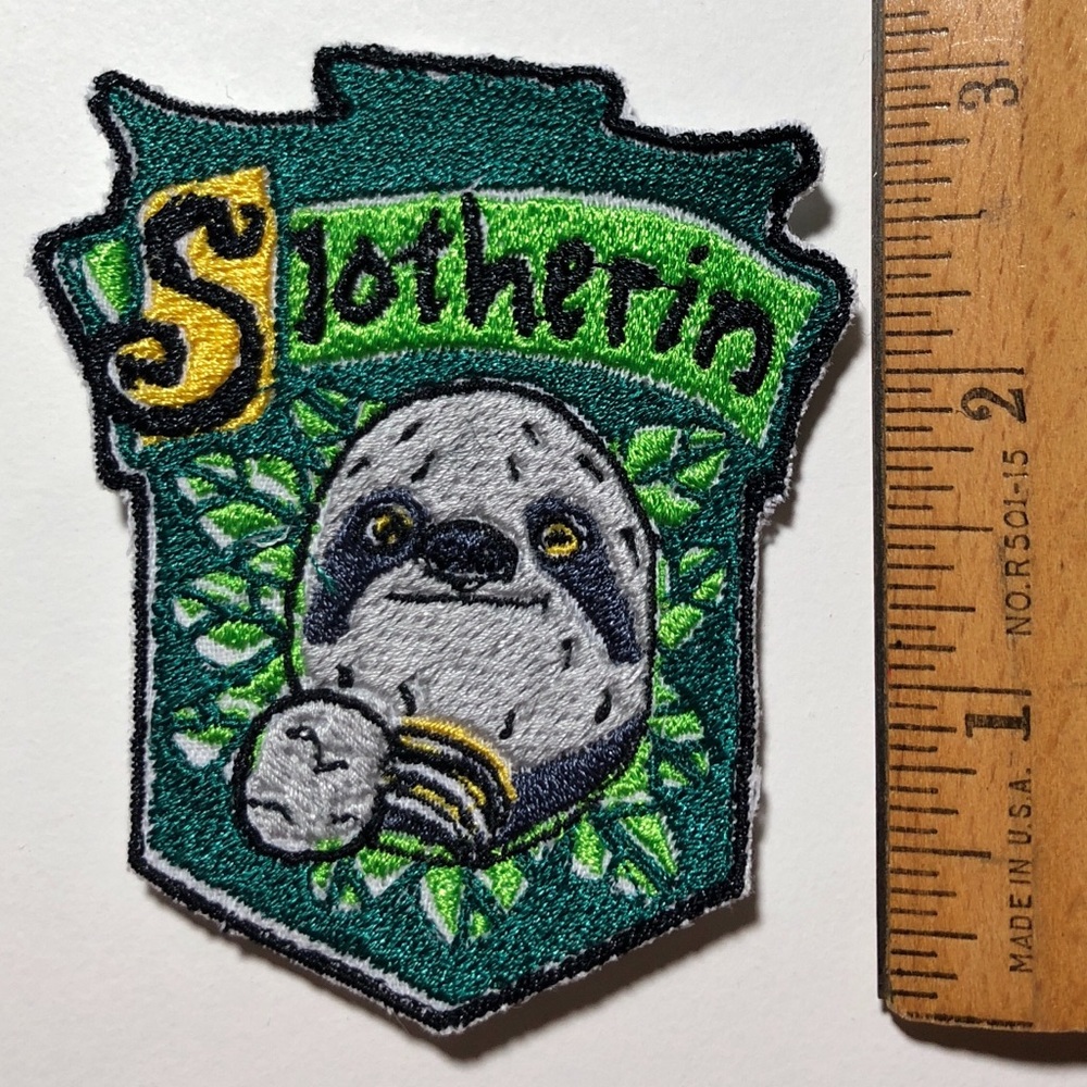 Slotherin Harry Potter Cute Embroidered Patch - Picture 3 of 5